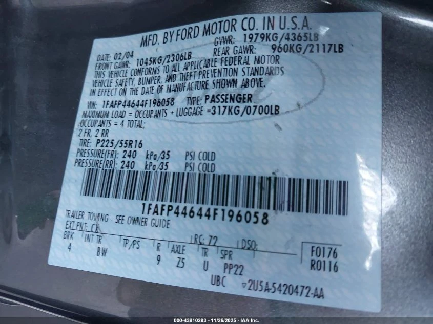 Ford Mustang 3.8L V-6 190HP Rear Wheel Drive | Mobile.bg � ����������� 14