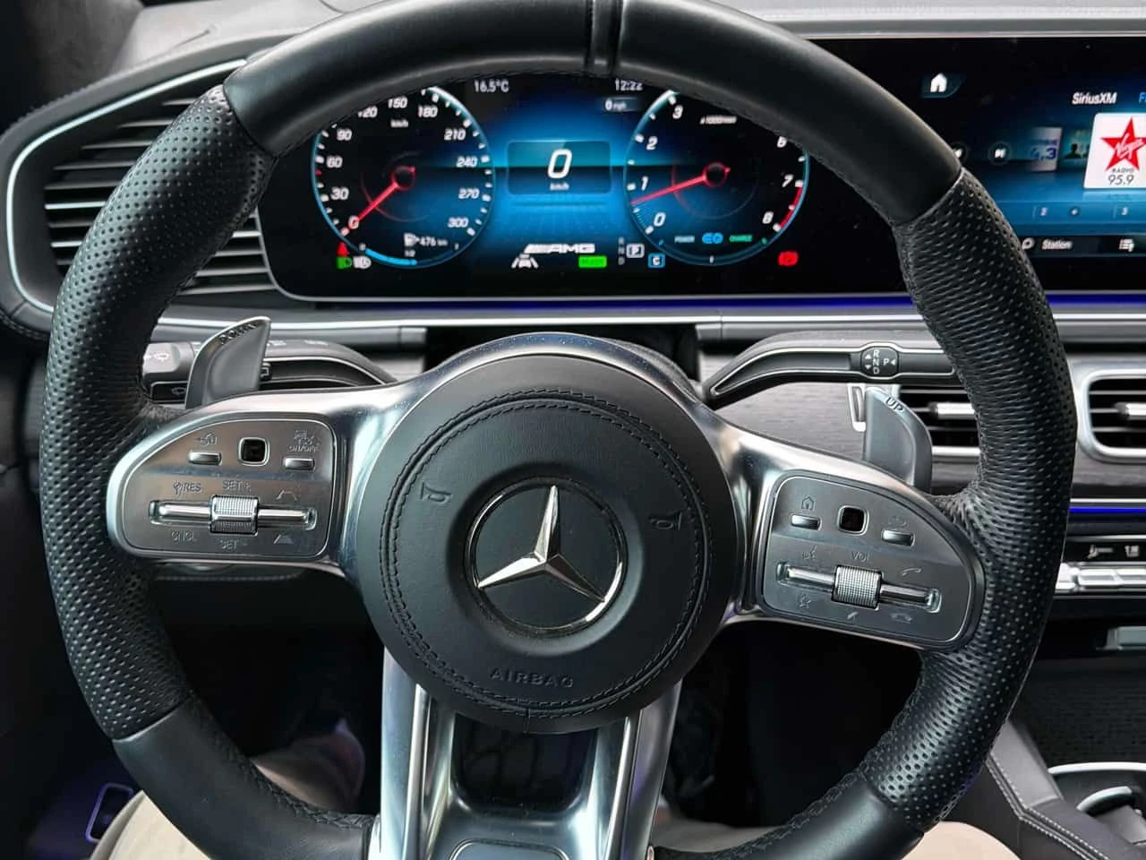 Mercedes-Benz GLS 63 AMG ДИСТРОНИК * 360 * BURMESTER * PANO * ОБДУХВАНЕ, снимка 12 - Автомобили и джипове - 55015364