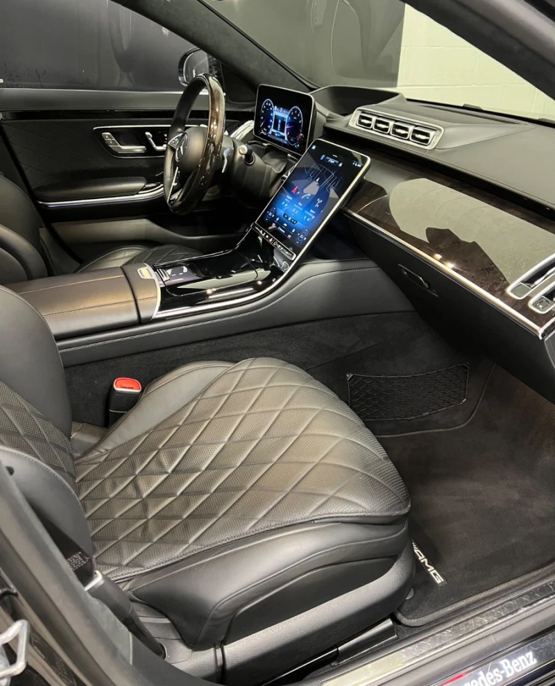 Mercedes-Benz S 500 AMG/4MATIC/435HP/BURMESTER/LONG/MASSAGE/PANO/E138, снимка 10 - Автомобили и джипове - 50310930