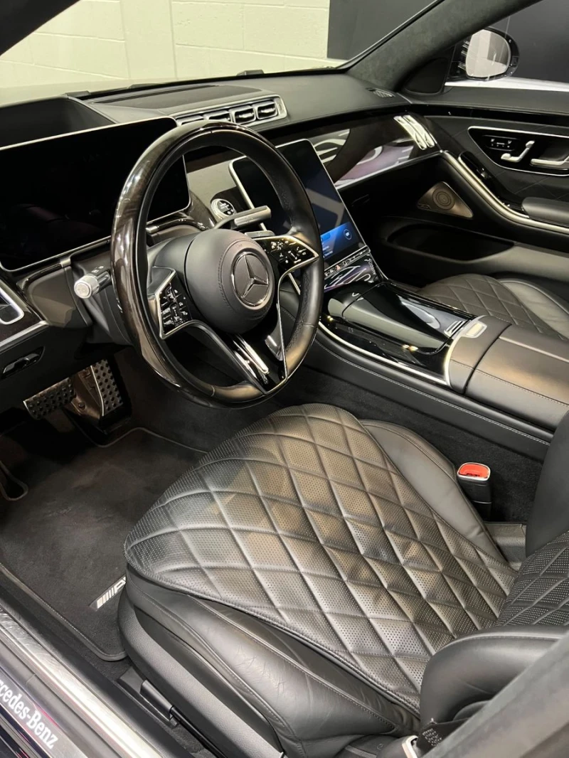 Mercedes-Benz S 500 AMG/4MATIC/435HP/BURMESTER/LONG/MASSAGE/PANO/E138, снимка 8 - Автомобили и джипове - 50310930