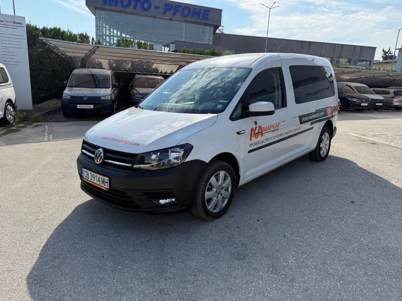 VW Caddy Maxi 2, O TDI 102 k.c - 7 места, снимка 2 - Автомобили и джипове - 52645690