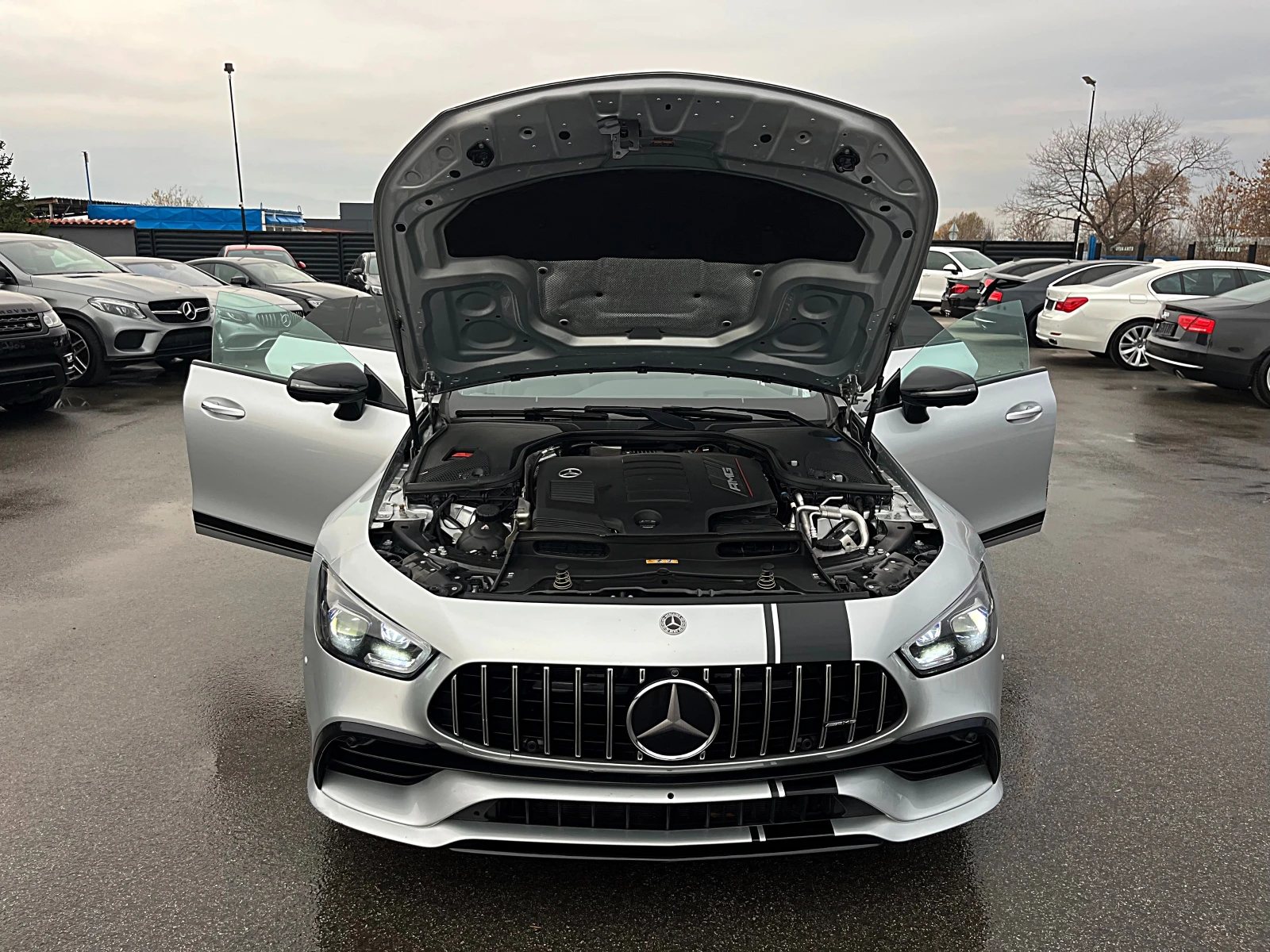 Mercedes-Benz AMG GT 6.3AMG OPTIK-HEAD UP-DISTRONIK-BURMESTER-369KAMERI | Mobile.bg — изображение 16