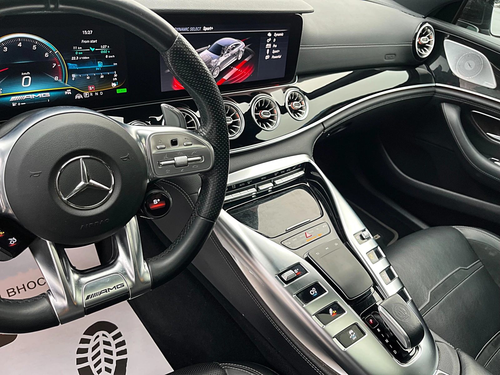 Mercedes-Benz AMG GT 6.3AMG OPTIK-HEAD UP-DISTRONIK-BURMESTER-369KAMERI | Mobile.bg — изображение 11