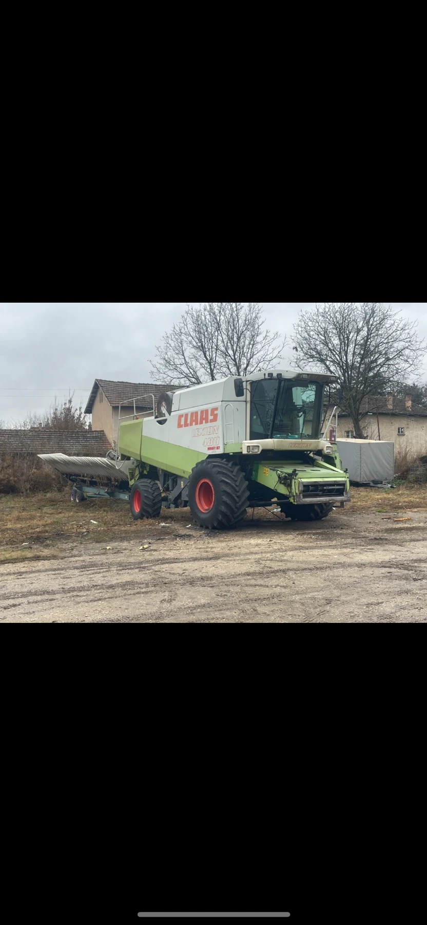 Комбайн Claas 480 Vario хедер 7.50 