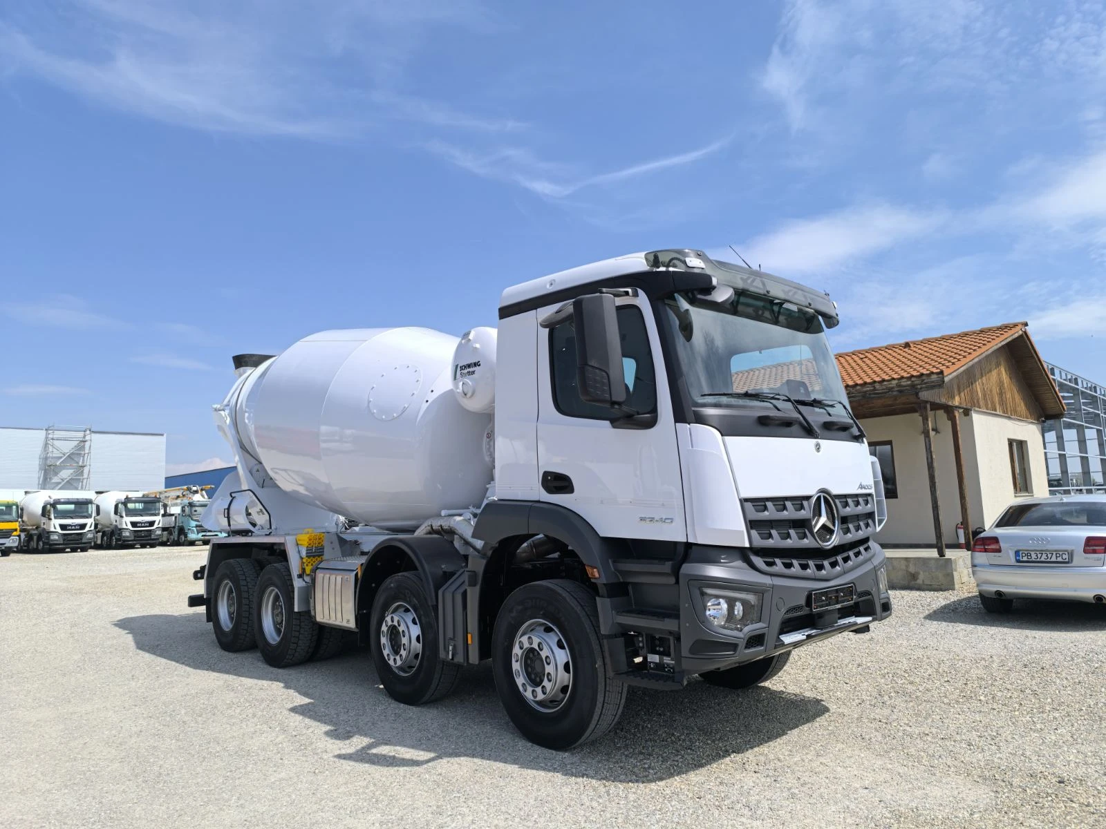 Бетон миксер Mercedes AROCS 3240 STETTER 10M3 НОВ