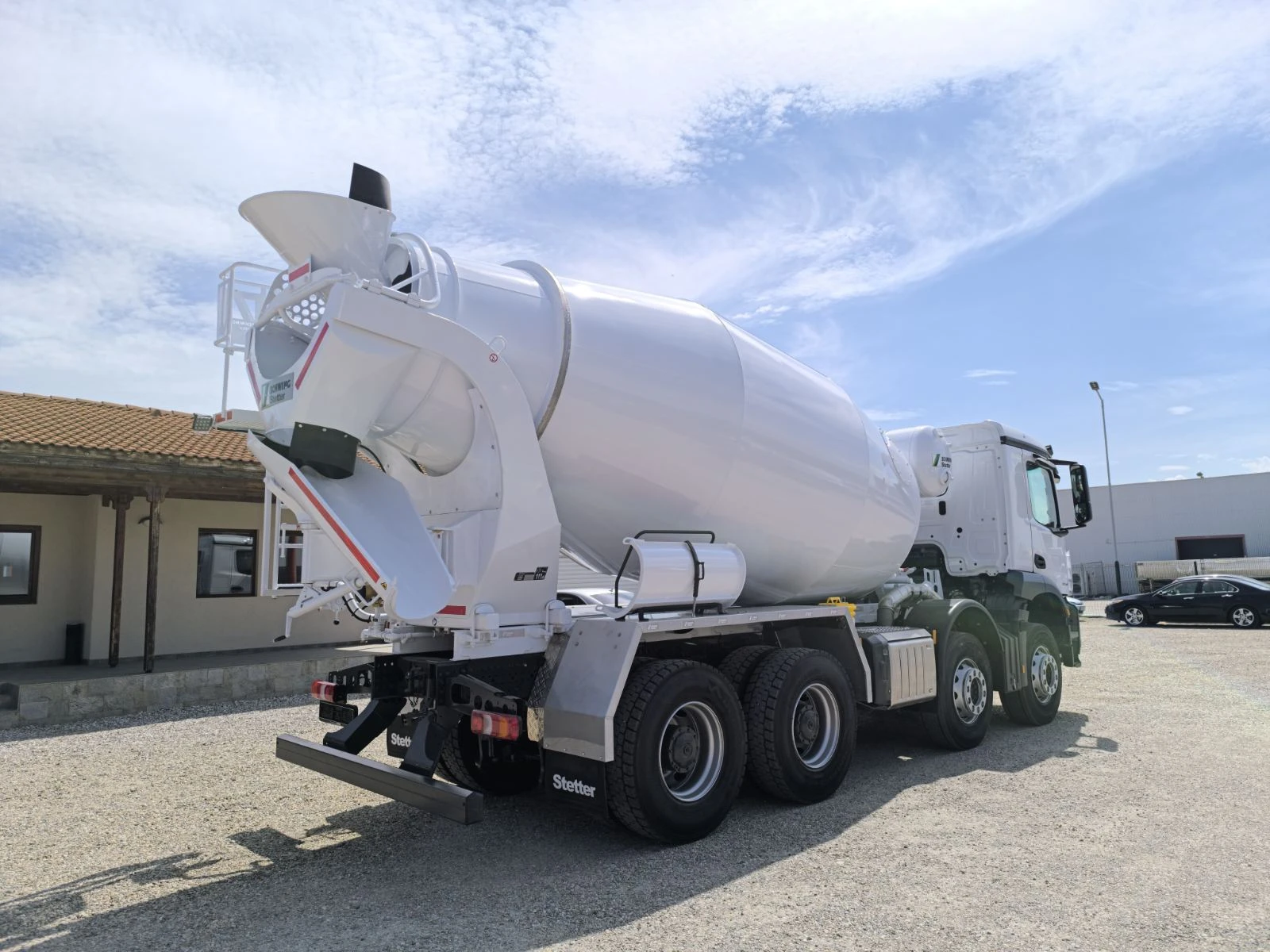 Бетон миксер Mercedes AROCS 3240 STETTER 10M3 НОВ, снимка 7 - Индустриална техника - 55637130