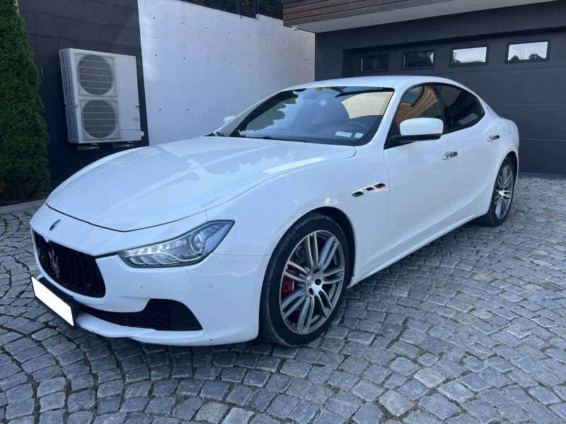 Maserati Ghibli  harman kardon, карбон, серв.история, ОБСЛУЖЕНА, снимка 1 - Автомобили и джипове - 47691876