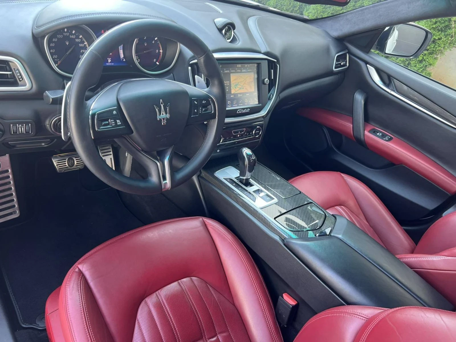 Maserati Ghibli  harman kardon, карбон, серв.история, ОБСЛУЖЕНА - изображение 9