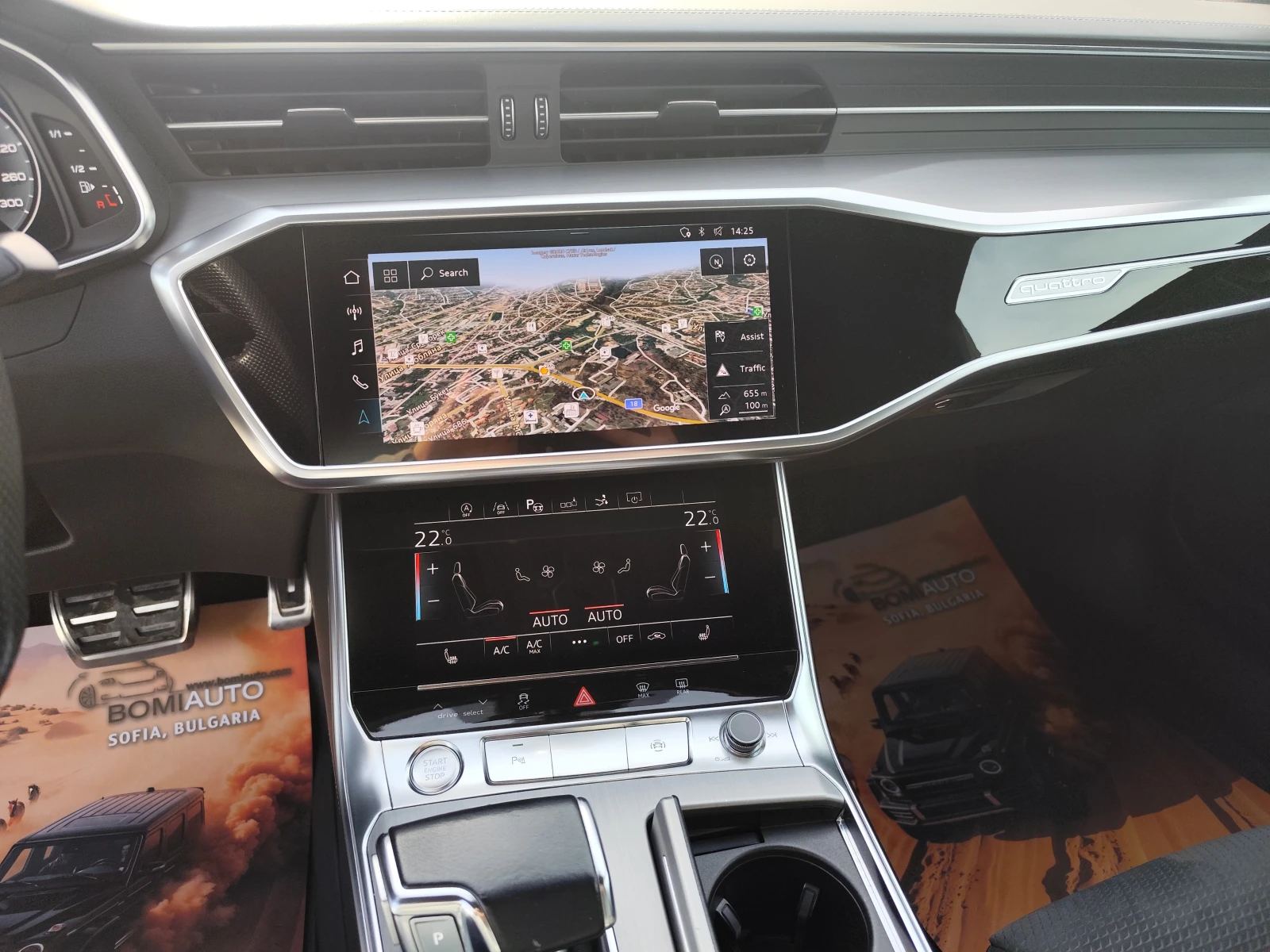 Audi A7 55TFSi* 30i S-Line* 4X4* АВТОМАТИК* NAVI* , снимка 9 - Автомобили и джипове - 53690364