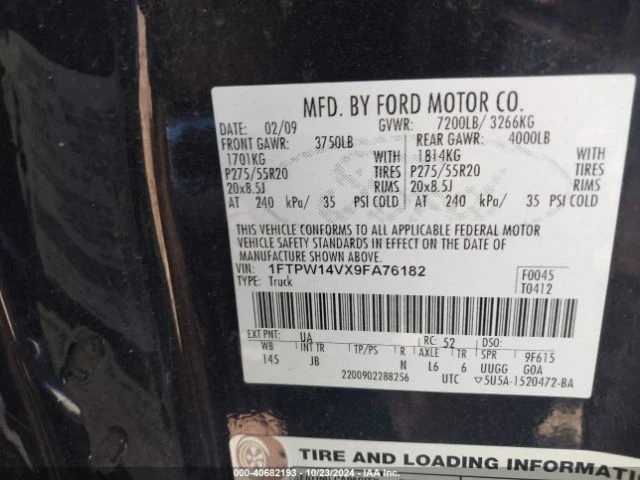 Ford F150, снимка 9 - Автомобили и джипове - 48726488