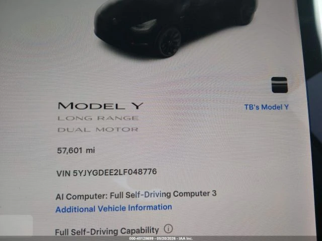Tesla Model Y LONG RANGE DUAL MOTOR, снимка 7 - Автомобили и джипове - 54772970