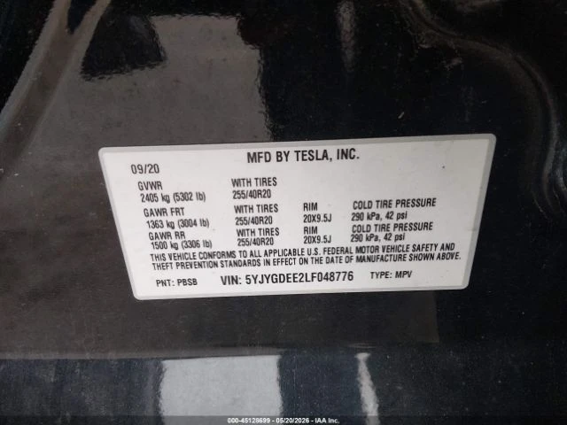 Tesla Model Y LONG RANGE DUAL MOTOR, снимка 9 - Автомобили и джипове - 54772970