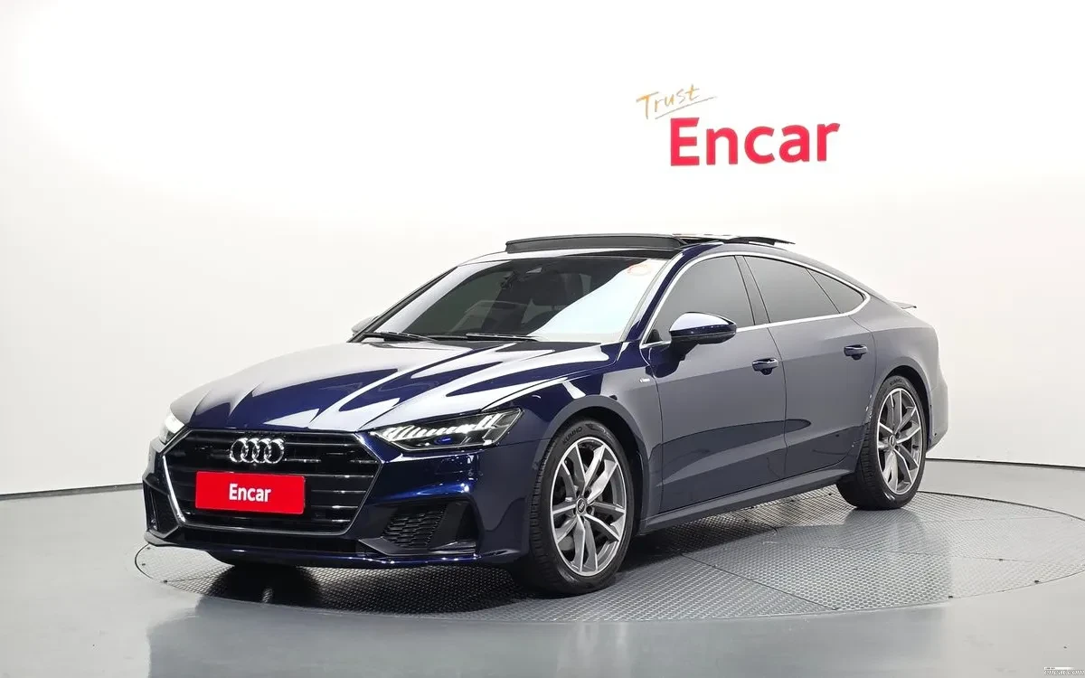 Audi A7 3.0 55TFSI Quattro, Distronic, HeadUP, Обдух.