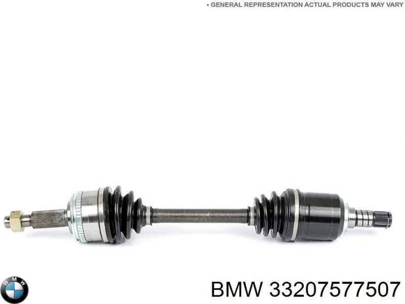 Полуоска задна лява BMW 535GT 10-, 740I 10-, 640I 10-      33207577507 / 7591563, снимка 1 - Части - 39799222