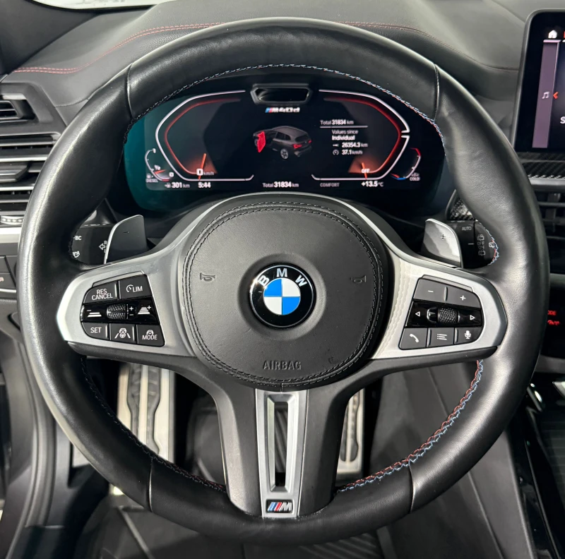 BMW X3 M40d Carbon* M-Performance* HuD* Memory, снимка 13 - Автомобили и джипове - 49010409