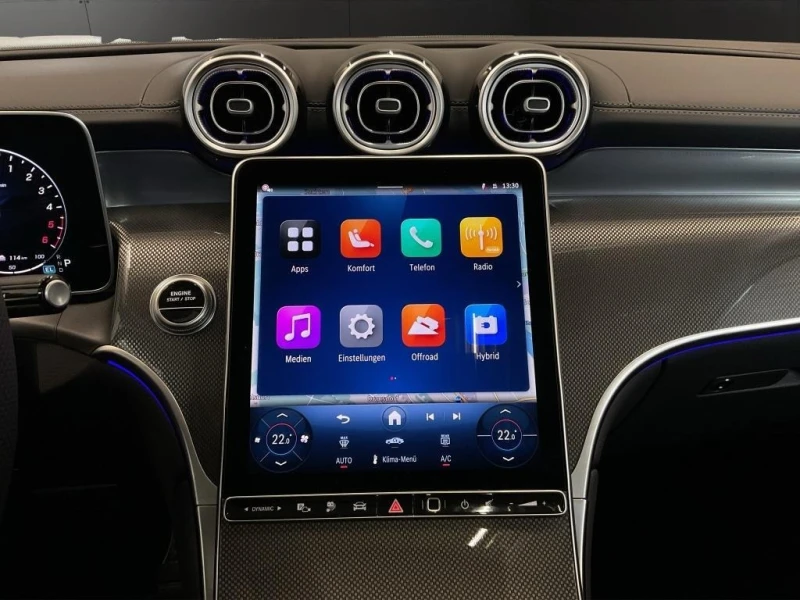 Mercedes-Benz GLC 300 de/AMG/4-MATIC/PLUG-IN/PANO/360/DISTRONIC/, снимка 12 - Автомобили и джипове - 51351005