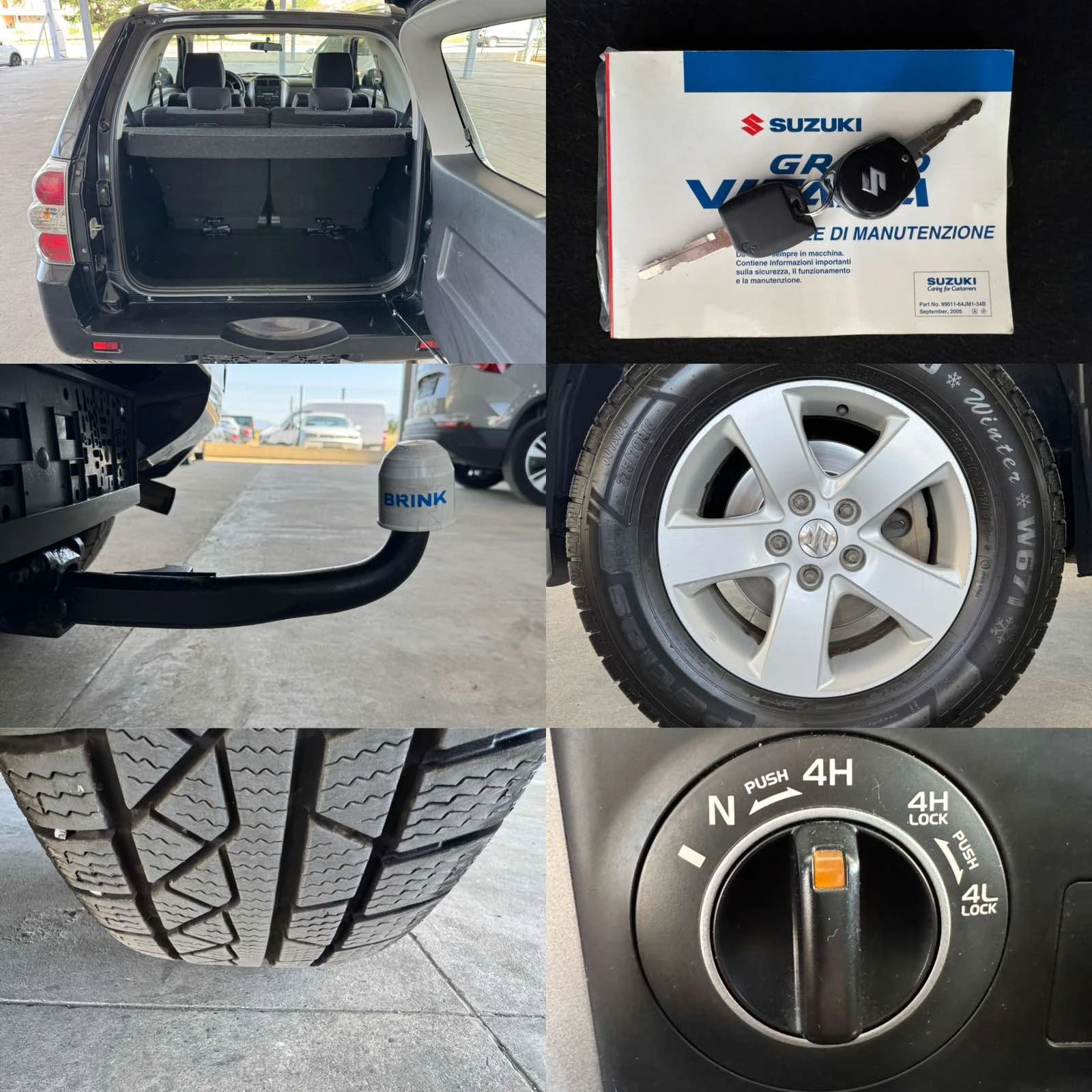 Suzuki Vitara 1.9d* 130ps* 4x4* КЛИМАТРОНИК, снимка 17 - Автомобили и джипове - 55034560