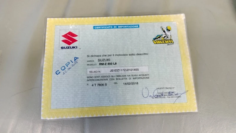 Suzuki Rmz 450 L8* ОТЛИЧЕН* ТОП ОФЕРТА* , снимка 12 - Мотоциклети и мототехника - 52895929