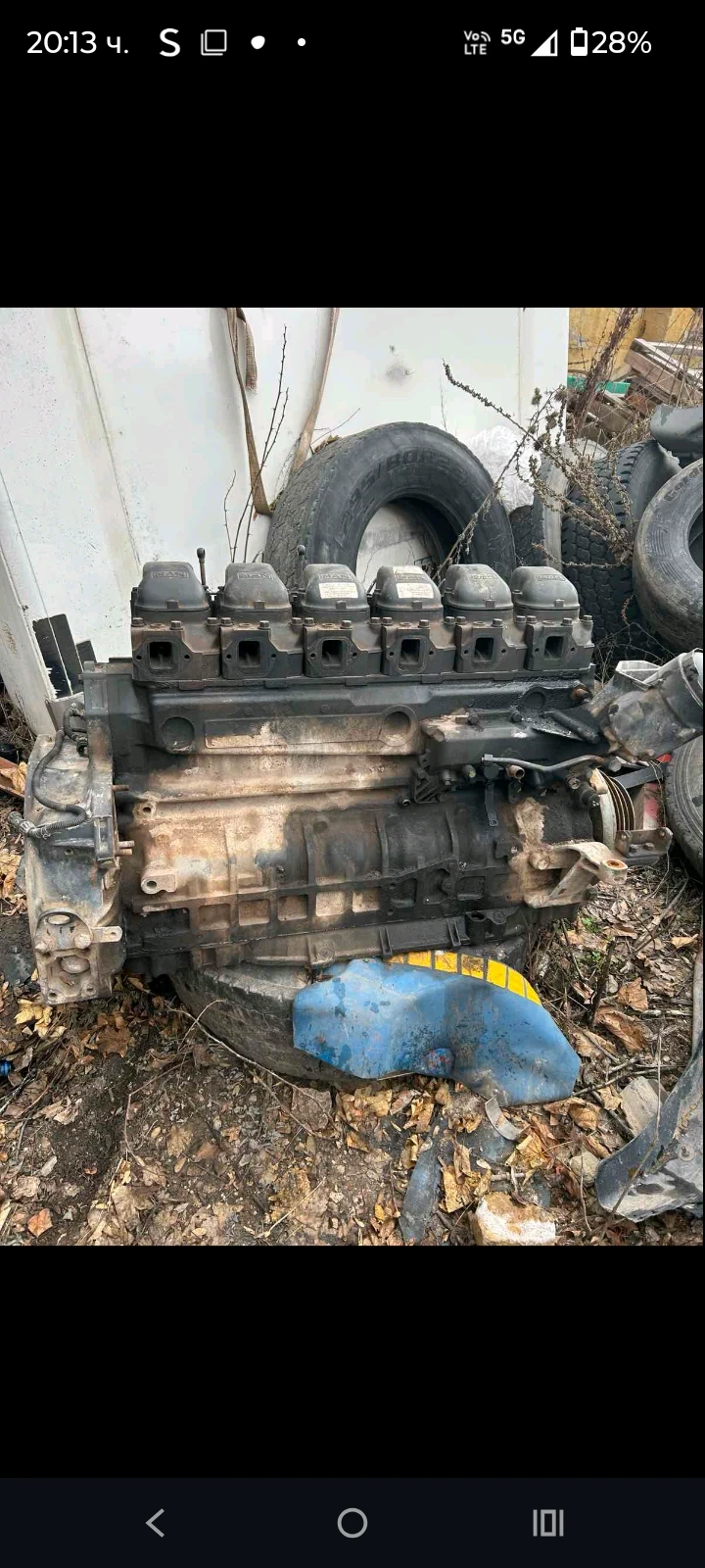 Двигател от камион Ман на части