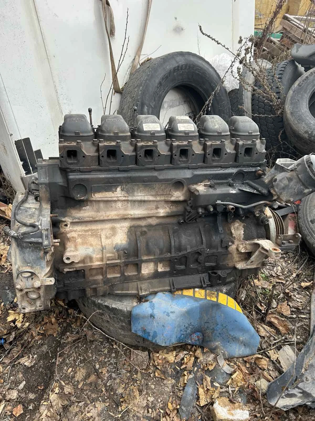 Двигател от камион Ман на части, снимка 7 - Части - 53841065