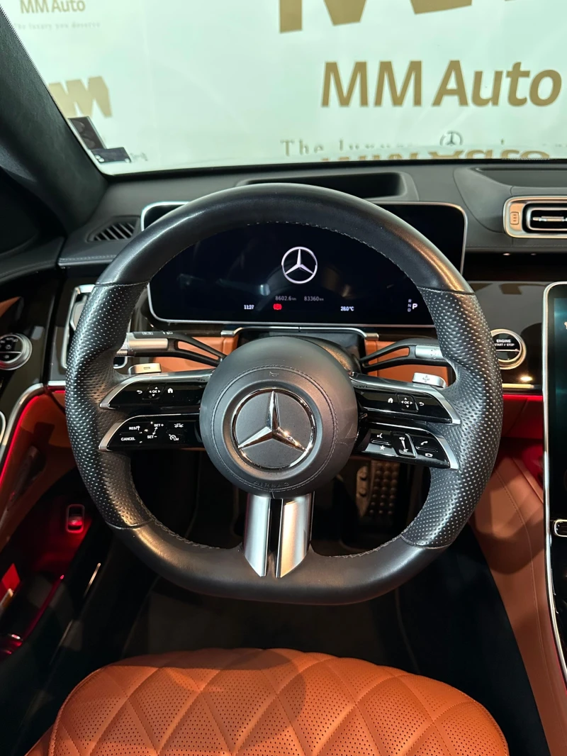 Mercedes-Benz S 580 eHybrid* AMG* 4Matic* Burm* HuD* Pano, снимка 10 - Автомобили и джипове - 50795034