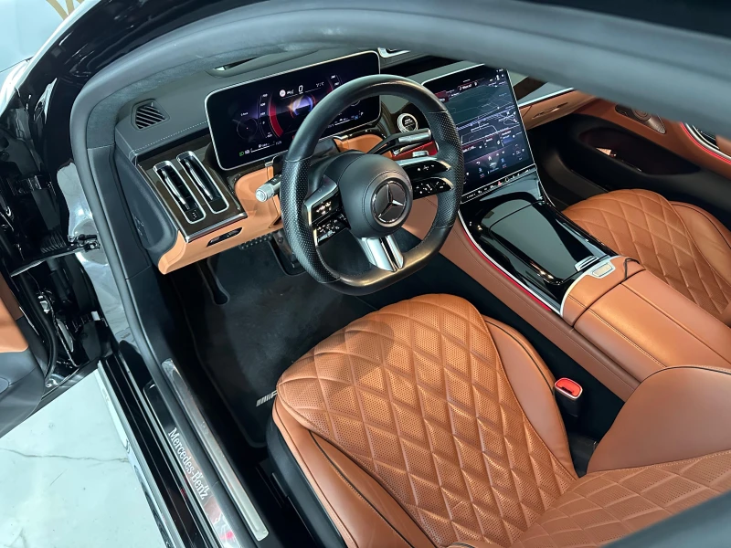 Mercedes-Benz S 580 eHybrid* AMG* 4Matic* Burm* HuD* Pano, снимка 6 - Автомобили и джипове - 50795034