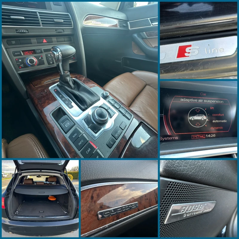 Audi A6 3.0d Quattro S-line* Подгрев* , снимка 11 - Автомобили и джипове - 52921779