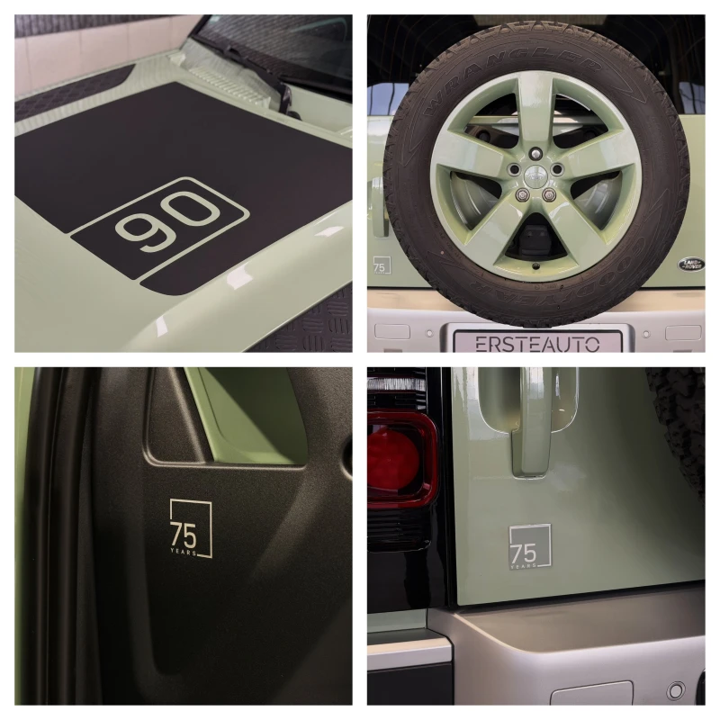 Land Rover Defender 90 D300 * 75TH LIMITED EDITION* , снимка 7 - Автомобили и джипове - 53432818