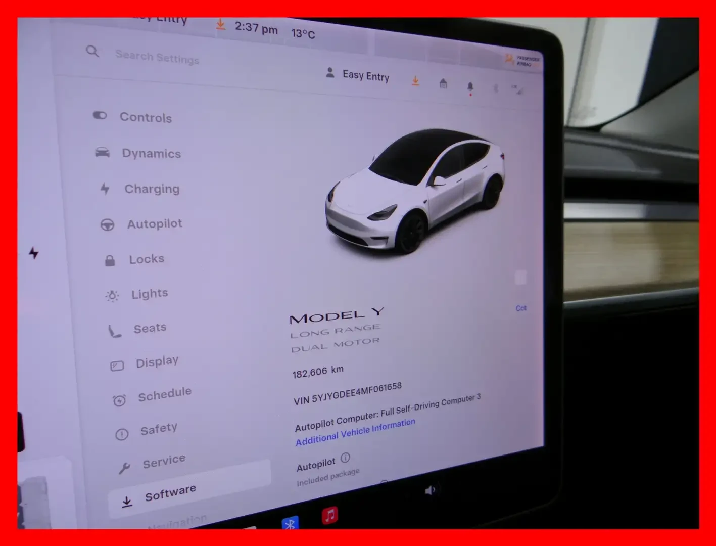 Tesla Model 3 Y LONG RANGE AWD, снимка 14 - Автомобили и джипове - 54781398