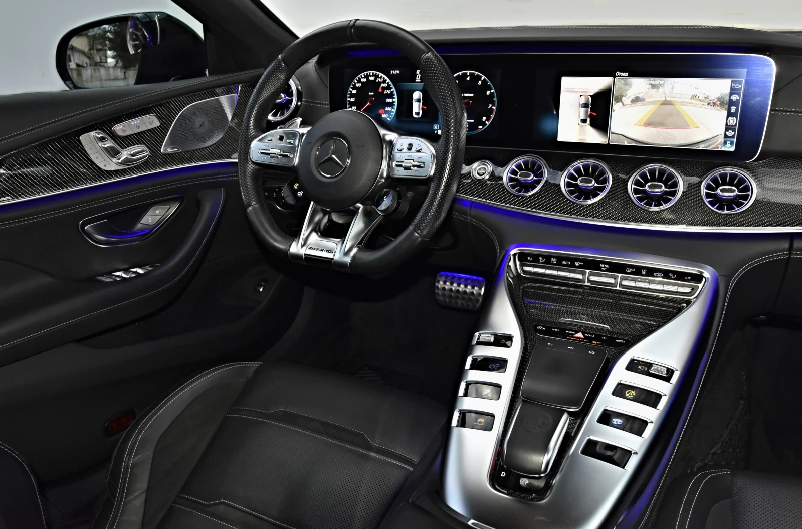 Mercedes-Benz AMG GT 63S 4M+ * 360* EDITION1* CARBON* CERAMIK AERO PAKE, снимка 10 - Автомобили и джипове - 56024775