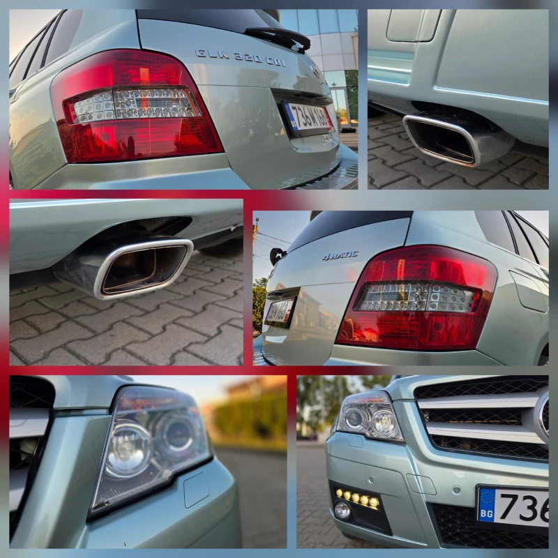 Mercedes-Benz GLK 4 Matic 7G-Tronic, снимка 10 - Автомобили и джипове - 52854632