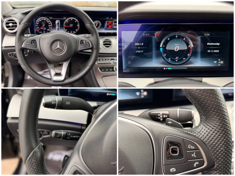 Mercedes-Benz E 220 d= BRABUS= 9G-TRONIC= DIGITAL COCPIT= ПАНОРАМА= КА, снимка 16 - Автомобили и джипове - 52310068