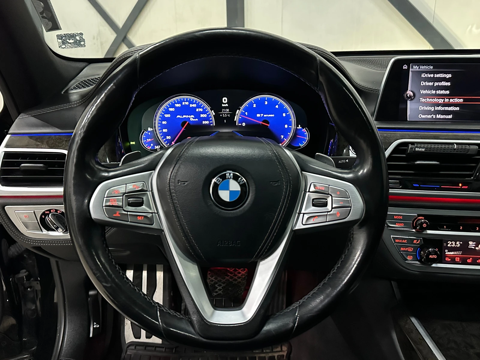 BMW 740 * LONG* ВАКУУМ* ОБДУХ* HEAD UP*  - изображение 10