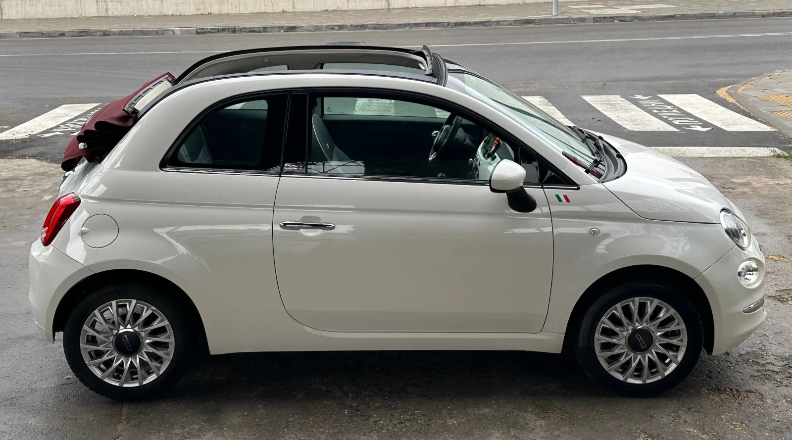 Fiat 500 | ЕВРО 6b | 1.2i | КАБРИО | , снимка 6 - Автомобили и джипове - 54112244
