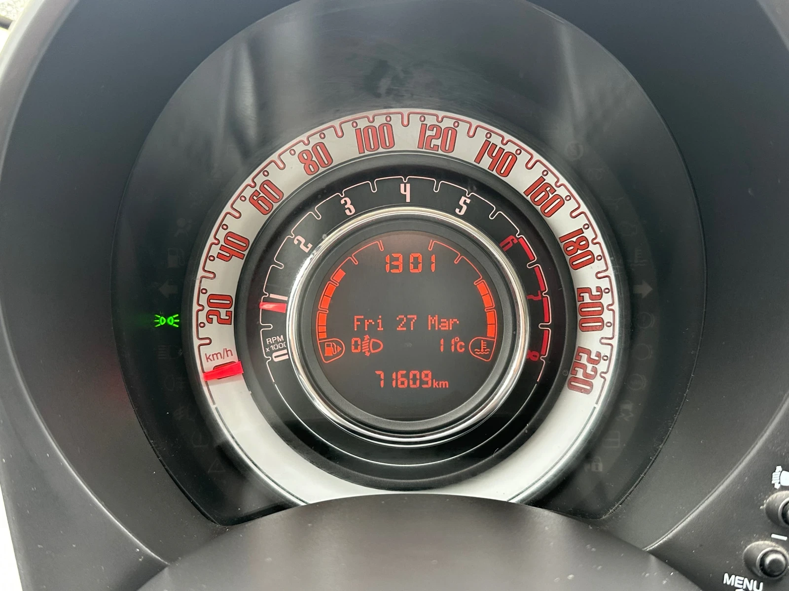 Fiat 500 | ЕВРО 6b | 1.2i | КАБРИО | , снимка 12 - Автомобили и джипове - 54112244