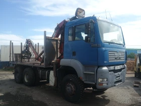 Man Tga 6x6 кран, снимка 3
