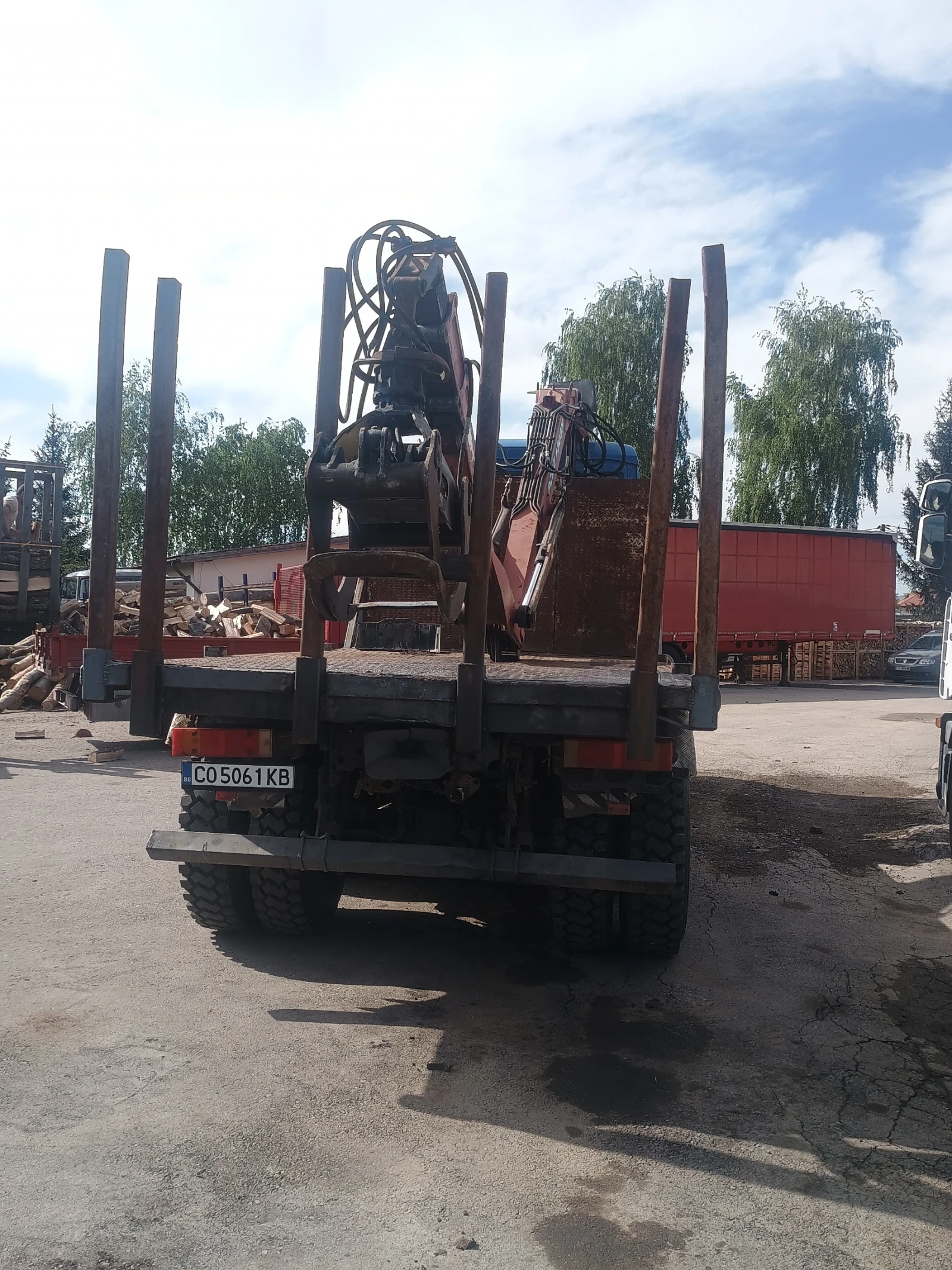 Man Tga 6x6 кран, снимка 2 - Камиони - 54515770