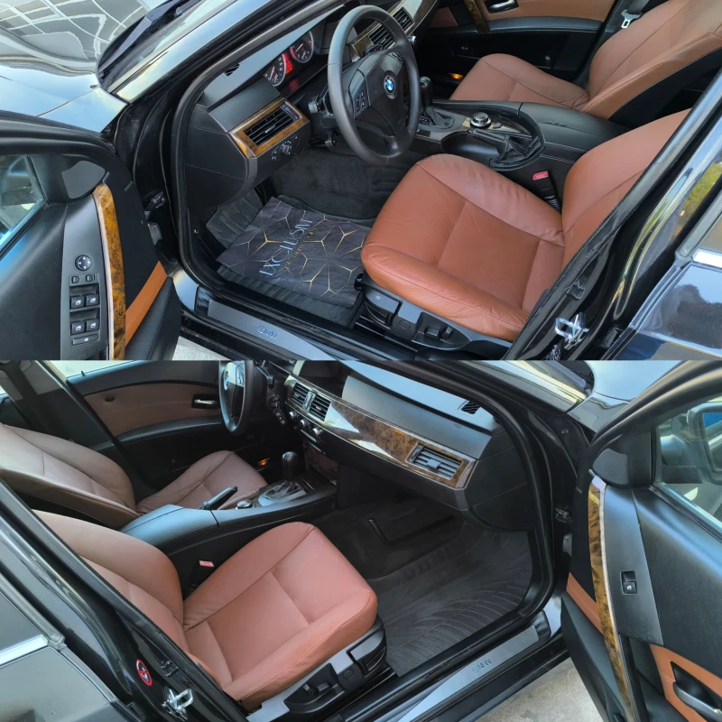 BMW 525 3.0D КОЖА АВТОМАТ, снимка 8 - Автомобили и джипове - 50868469
