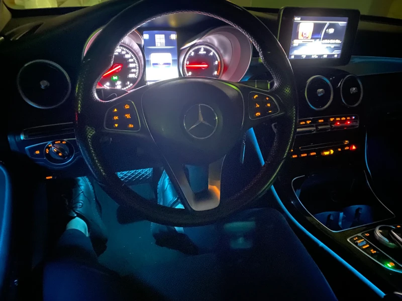 Mercedes-Benz C 220 Mercedes-Benz c220d - Navi# LED# Ambient# , снимка 6 - Автомобили и джипове - 53368709