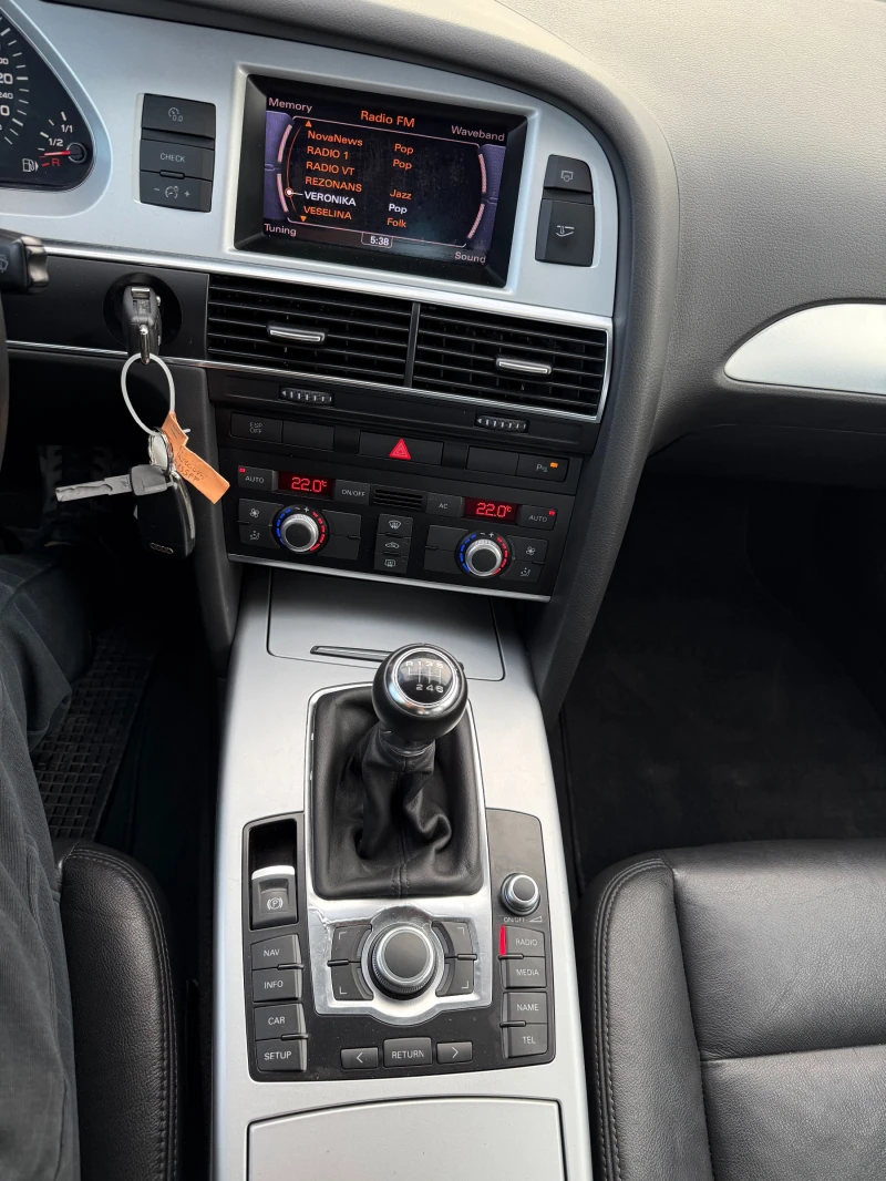 Audi A6 2.0TDI-170hp-Facelift-парктроник-кожа-климатроник, снимка 15 - Автомобили и джипове - 52565357