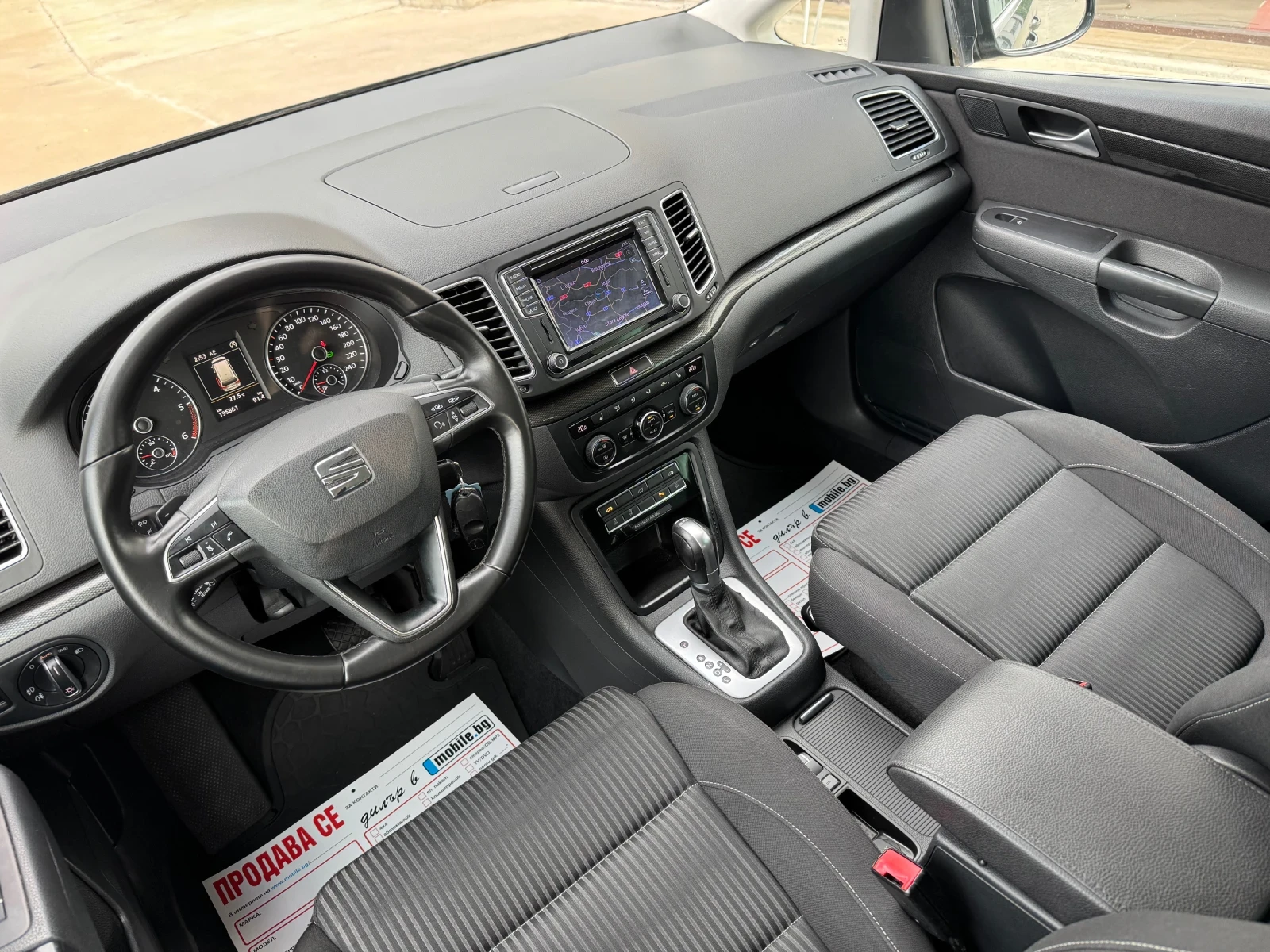 Seat Alhambra * 2.0TDI* 150ks* FACE* DSG-6* 7-Местен* FULL* , снимка 12 - Автомобили и джипове - 54877275