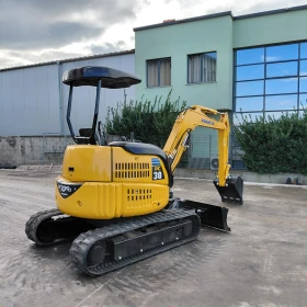 Багер Komatsu PC30MR-1 * БУЛДОЗЕРНО ГРЕБЛО * НАЛИЧЕН * , снимка 5