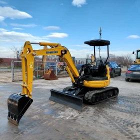 Багер Komatsu PC30MR-1 * БУЛДОЗЕРНО ГРЕБЛО * НАЛИЧЕН * , снимка 1