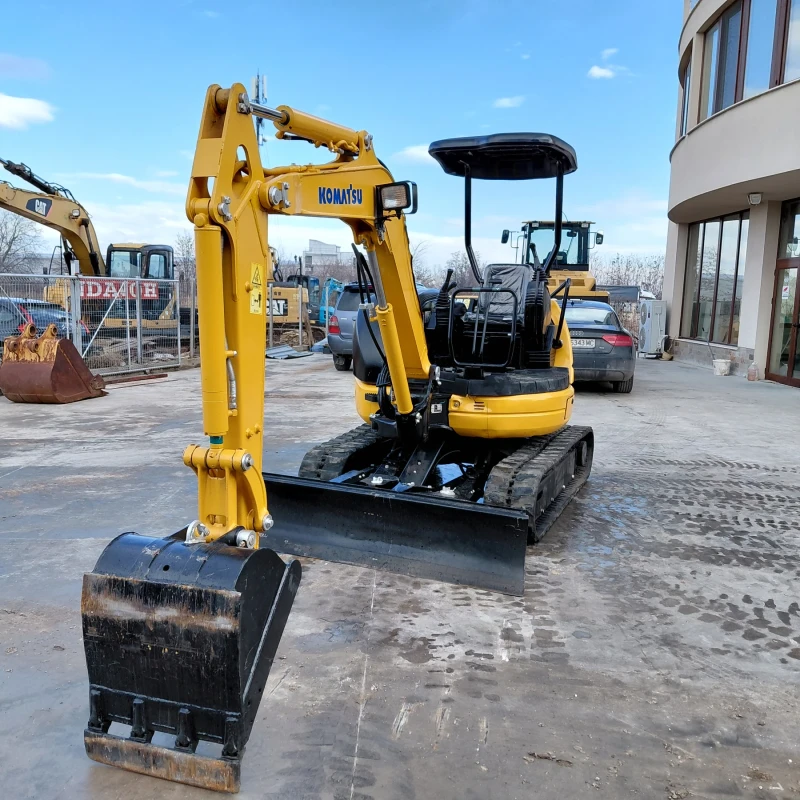 Багер Komatsu PC30MR-1 * БУЛДОЗЕРНО ГРЕБЛО * НАЛИЧЕН * , снимка 8 - Индустриална техника - 51580541