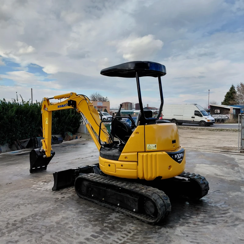 Багер Komatsu PC30MR-1 * БУЛДОЗЕРНО ГРЕБЛО * НАЛИЧЕН * , снимка 3 - Индустриална техника - 51580541