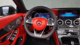Mercedes-Benz C 63 AMG ЧЕРВЕНА КОЖА* ПОДГР.* BURM* ХЕДЪП* 360* АВТОКРЕДИТ, снимка 13