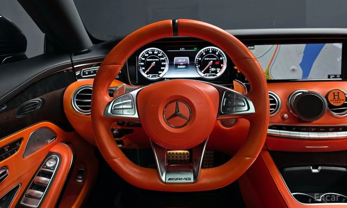 Mercedes-Benz S 63 AMG COUPE* BURMESTER* 360 CAM* HEAD-UP* PANORAMA* , снимка 9 - Автомобили и джипове - 53974377