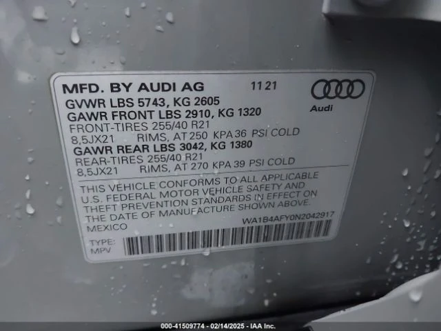 Audi SQ5  * PREMIUM * PLUS * TFSI * QUATTRO * TIPTRONIC , снимка 14 - Автомобили и джипове - 49346762