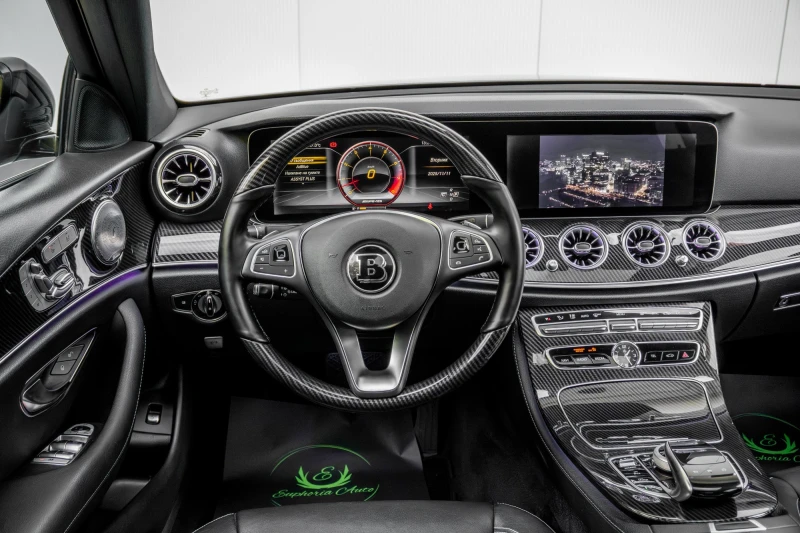 Mercedes-Benz E 350 d* BRABUS LIMITED* CARBON FIBER* MEMORY* NIGHT, снимка 14 - Автомобили и джипове - 52407317