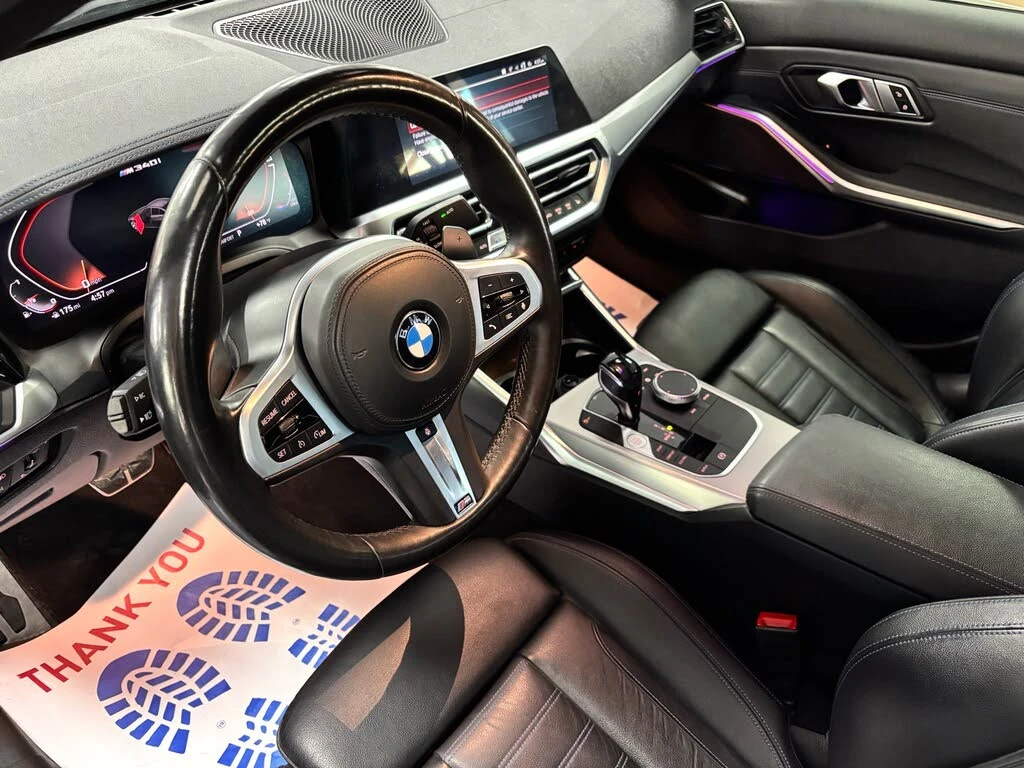 BMW 340 CARBON* LASER LED* ADAPTIV SUS* M-ДИФЕРЕНЦИАЛ* SHA, снимка 10 - Автомобили и джипове - 56041735
